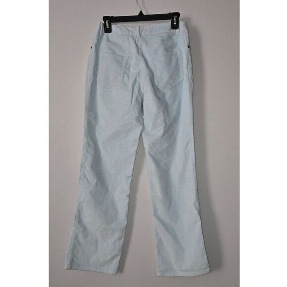 Jones Wear Sport Stretch Straight Leg Corduroy Pants Size 4 Light Blue - Picture 2 of 10